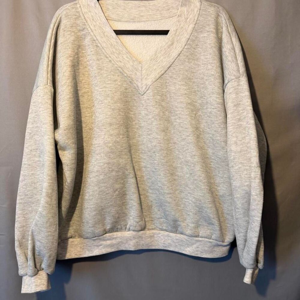Shein Women's Grey Sweatshirt